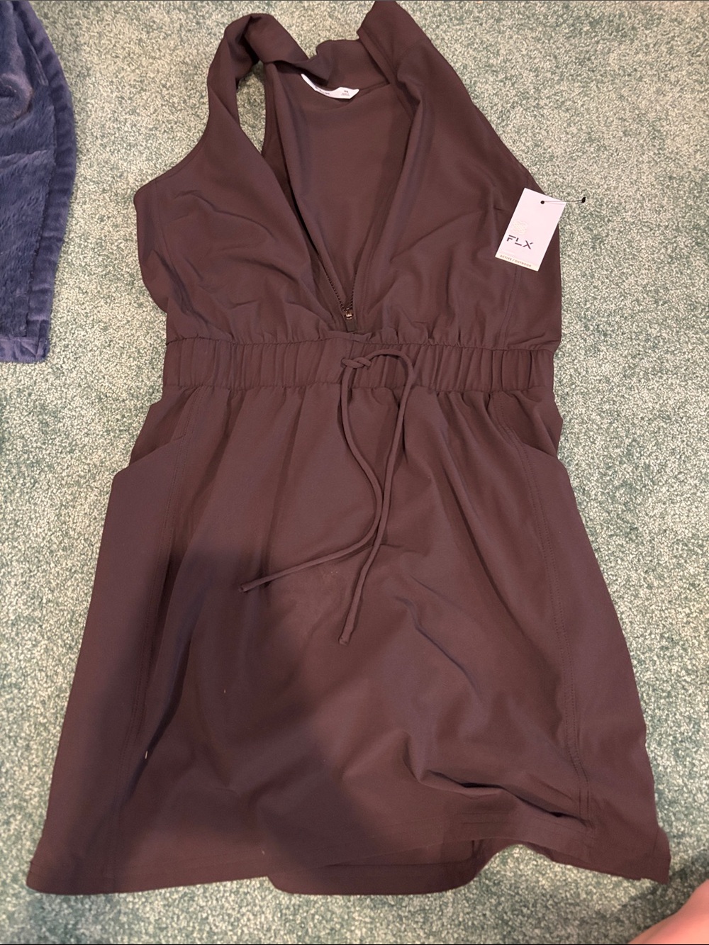 NWT FLX Black Athletic Dress Built-In Shorts Women’s XS Tennis Golf
